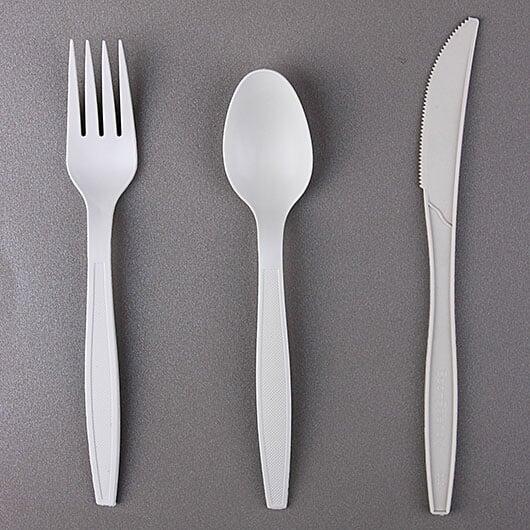 PLA and Corn Starch Biodegradable Cutlery Manufacturer PLALEAVES